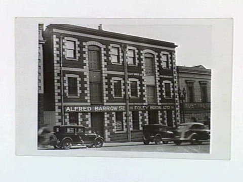 Two bluestone warehouses, No. 54 and No. 60 King street, between Flinders land and Collins street. Sold for 12,500 pounds, c. 1936