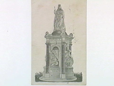 Memorial to Victoria R. Unveiled May 24, 1907 in Melbourne, c. 1907