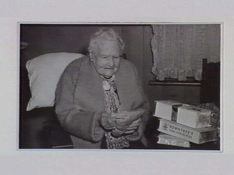 Mrs Anderson of Bilston St. Footscray, 101 years old, c. 1941