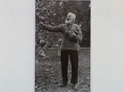 Mr. R. Wehnert, a veteran orchardist at Doncaster, Vic. aged 102 years on Sunday 23-4-39, c. 1939