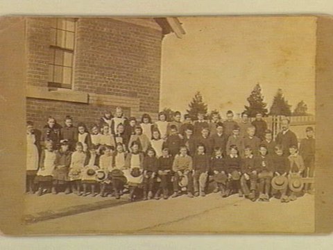 Box Hill State School class portrait, c. 1890