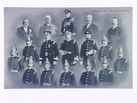 Officers, M.F.B; Melbourne, 1900–10