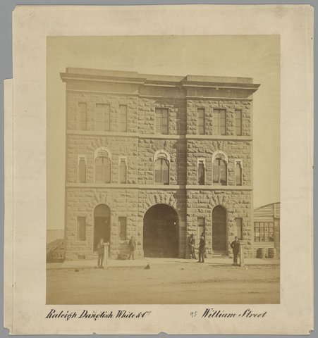 Raleigh Danglish [i.e., Dauglish] white & Co. William street, 1861