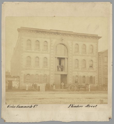 Grice Sumner & Co. Flinders Street, 1861