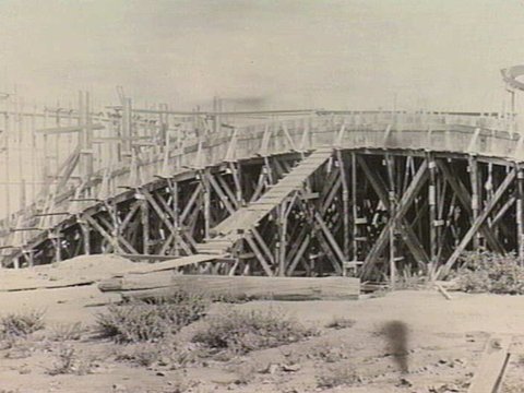 Chapel Street Bridge, Prahran, under construction, 1922