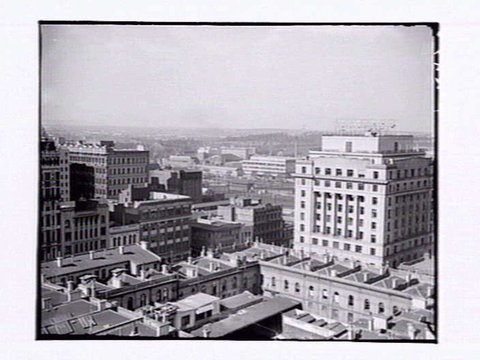 Skyline William Street, Melbourne, 1947
