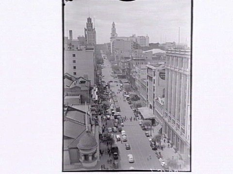 Collins Street Melbourne, 1948