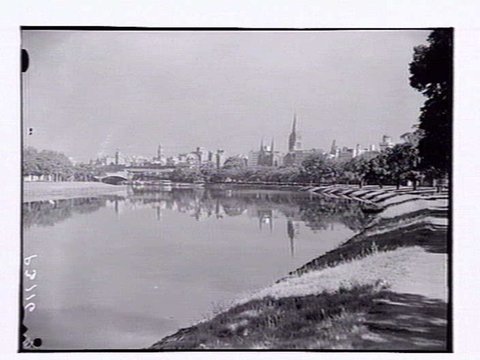 City Skyline Melbourne, 1948