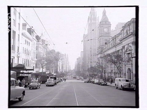 Collins Street Melbourne, 1952