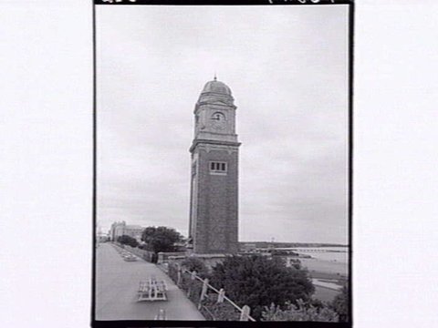Catani Memorial Clock Tower St. Kilda, 1952