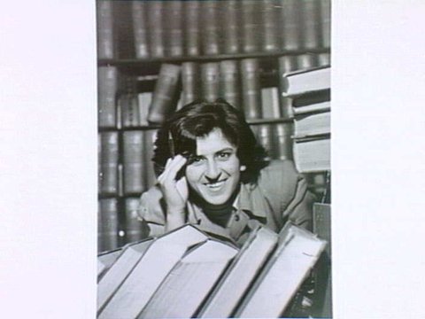 Rita Kolios at Melbourne University July 1946