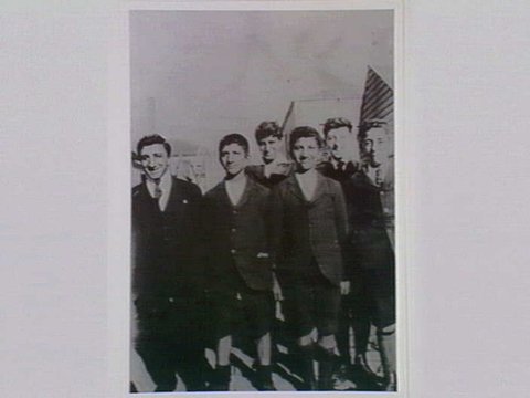Mansour and Batrouney boys (cousins) in Carlton 1922