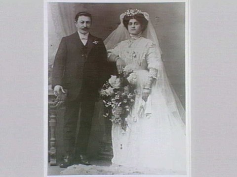 Nicholas Taweel and his wife Sharijeh, Melbourne, 1912
