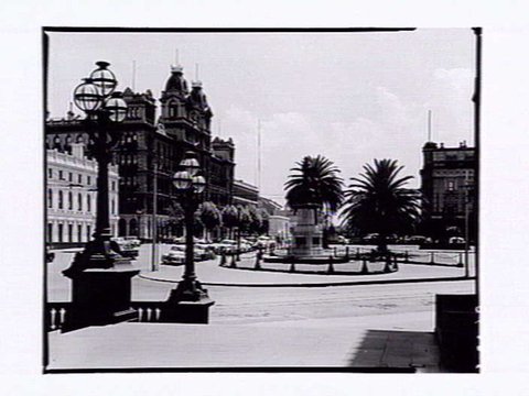 Spring Street Melbourne, 1954