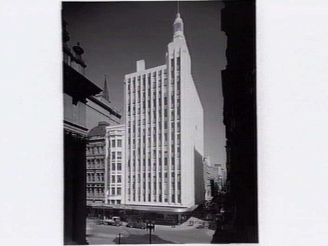 Century Building exterior, 125 Swanston Street, designed by Marcus Barlow, c. 1940
