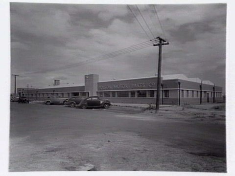 Polson Motor Parts Co., Mitchell Street, Braybrook - exterior, c. 1940