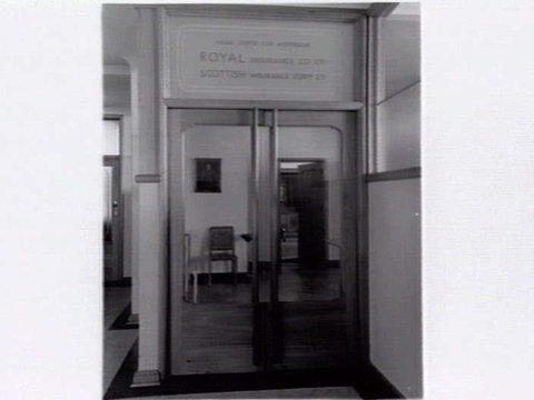 Royal Insurance Co. and Scottish Insurance Co., 414-418 Collins Street interior, designed by Ballantyne and Snedden, c. 1940