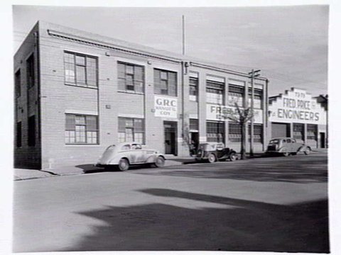 GRC Manufacturing Co. and Fred Price Engineers, 65-79 Barry Street, Carlton, c. 1941