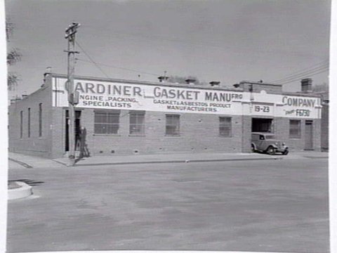 Gardiner Gasket Manufacturing Company, 19 Faraday Street, Carlton, c. 1943