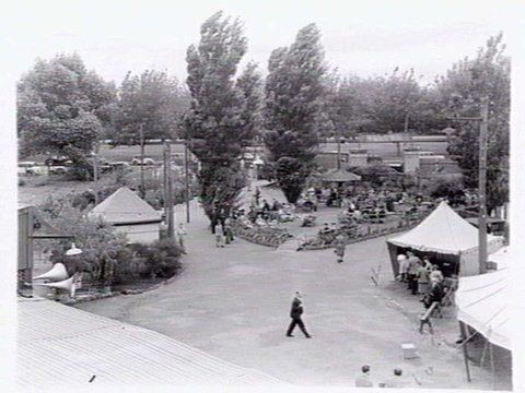 Gardening exhibition at Silver Birch Nurseries, Camberwell, 1947