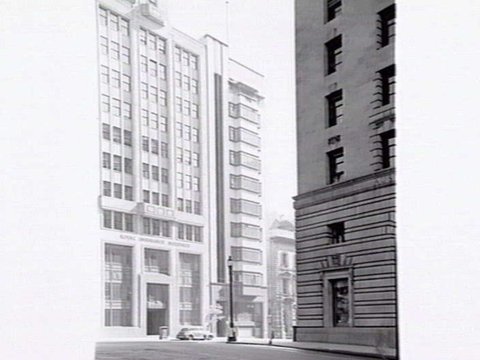 State Insurance building, 412 Collins St. and 414 Collins St., Royal Insurance building, 1948
