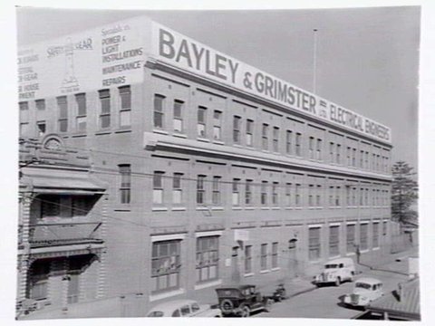 Bayley & Grimster P/L, electrical engineers, Faraday Street, Carlton, 1949