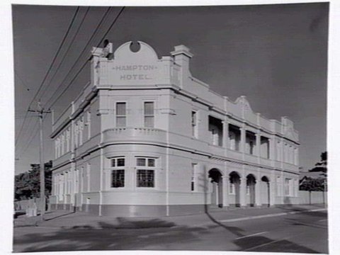 Hampton Hotel, 56 Beach Rd., corner of Small St., Hampton, 1949