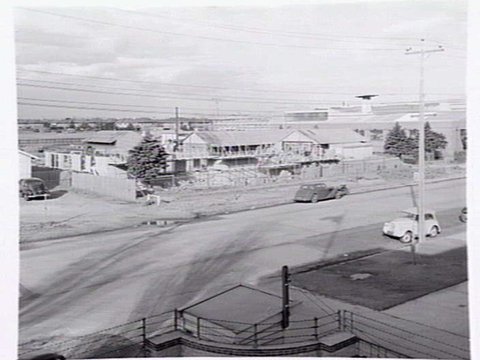 Factory under construction at Port Melbourne, 1949