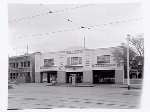 Southern Cross Service Station, 391 St.Kilda Road, Melbourne, 1949