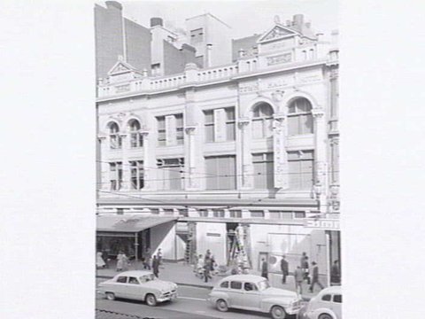 Town Hall Hotel, 67 Swanston Street, Melbourne, during renovation, c. 1950