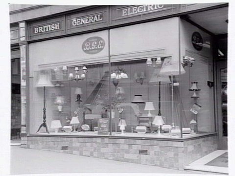 British General Electric Co. store, 388 Bourke Street, Melbourne, c. 1950