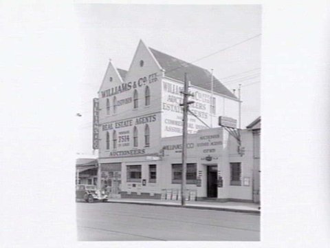 Williams & Co. Real Estate Agents, 161 Toorak Road, South Yarra, c. 1950
