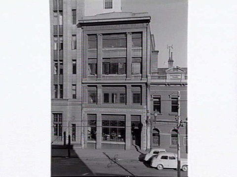 Stott and Hoare Pty. Ltd., 171 William Street, National Bank Chambers and Johnson, Barson and Co., 175 William Street, Melbourne, c. 1951