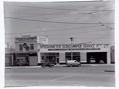 Speedometer Screenwiper Service P/L at 553 Elizabeth Street, Melbourne, Vic, c. 1951