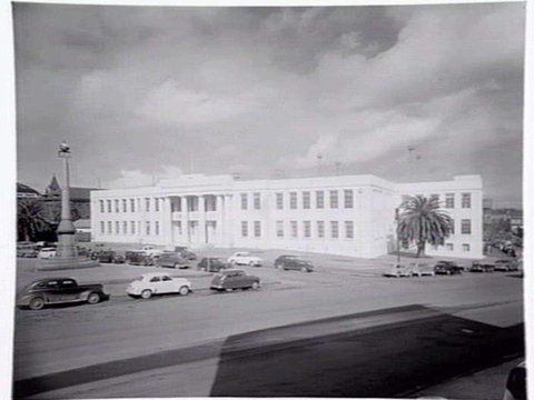 Exterior, Emily McPherson College of Domestic Economy, Russell Street, Melbourne, c. 1952