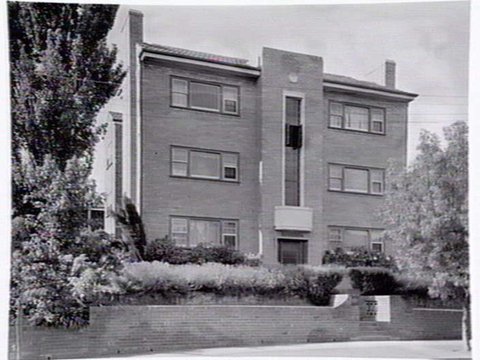 "Ailsdon" apartments, possibly in South Yarra or Toorak, c. 1953