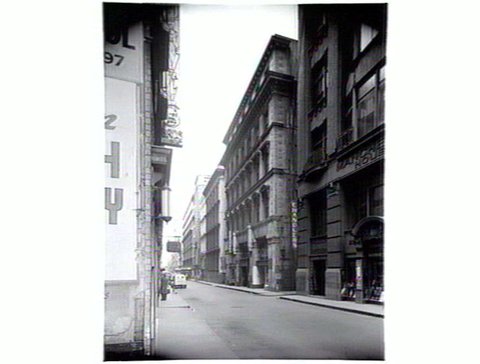 Little Flinders Street, Flinders Way arcade, 1930–50