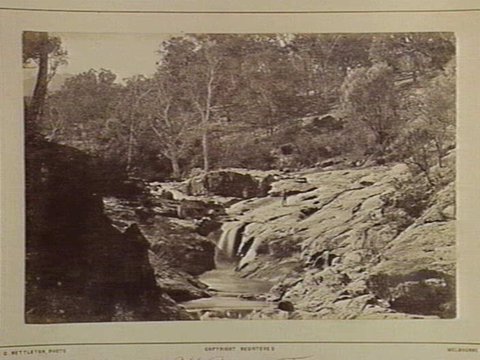 Water Fall Big Hill, Seven Creeks, 102 Miles N.E. from Melbourne, 1870–80