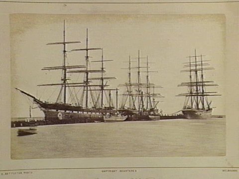 Yarra Wharf, Geelong, 45 Miles S.W. from Melbourne, c. 1880