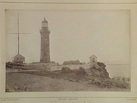 Queenscliff. Upper Lighthouse from Battery 40 Miles S from Melbourne, 1870–80