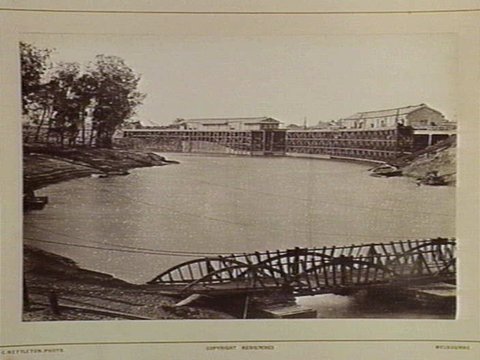 The Wharf, Echuca on the Murray 156 Miles N from Melbourne, 1870–80