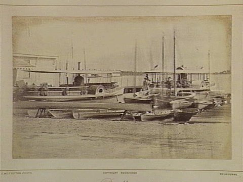 Ballarat. Lake Wendouree 100 Miles N from Melbourne, 1870–80