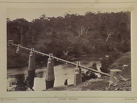 Aqueduct over the Yarra off the Heidelberg Road, [Fairfield], 5 Miles N.E. from Melbourne, 1870–80