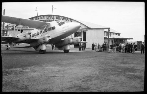 Collection of negatives and photograph of Essendon Aerodrome, 1930–50