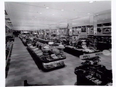 Interior of ground floor Coles', 299-307 Bourke Street, Melbourne designed by Harry Norris, c. 1940
