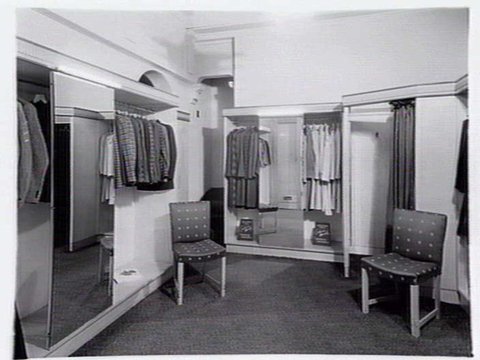 Louis & Charles Noble, tailors and menswear, Royal Arcade, 335 Bourke Street, Melbourne, c. 1943