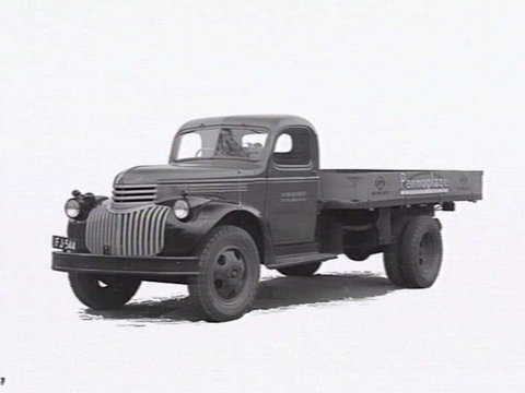 Glazebrooks Australia Pty Ltd, 81 - 87 King William Street, Fitzroy, delivery truck, c. 1943