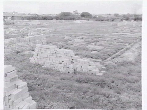 Houses under construction, Ashburton estate of Housing Commission?, 1949
