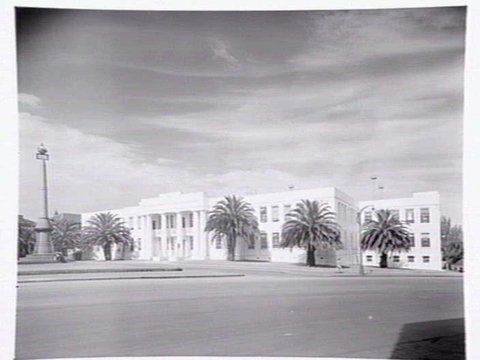 Exterior, Emily McPherson College of Domestic Economy, Russell Street, Melbourne, c. 1950