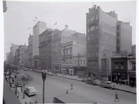 Collins Street, Melbourne, c. 1952